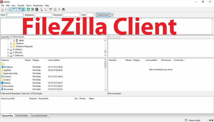 how to use filezilla client godaddy