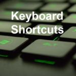 keyboard shortcuts