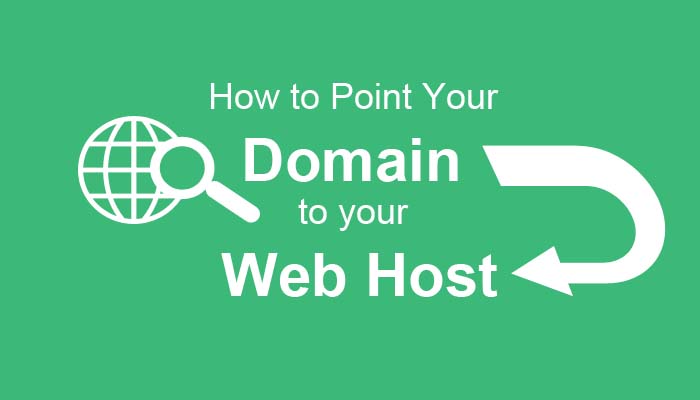point your domain to your web host
