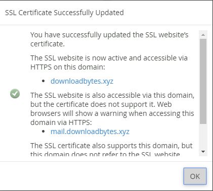 free ssl installed