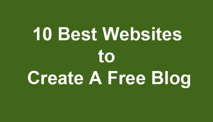 best free blogging platforms