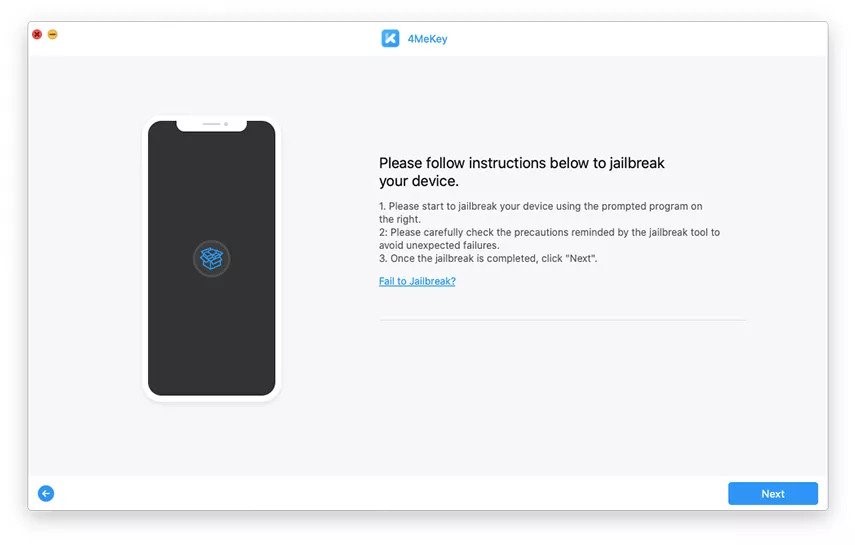 Follow given step by step guidelines to jailbreak the iOS device