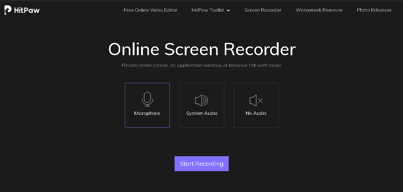 Hitpaw screen recorder