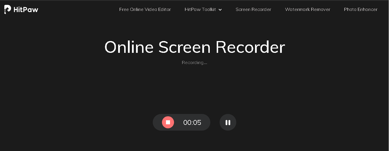 screen recorder no watermark – stop recording
