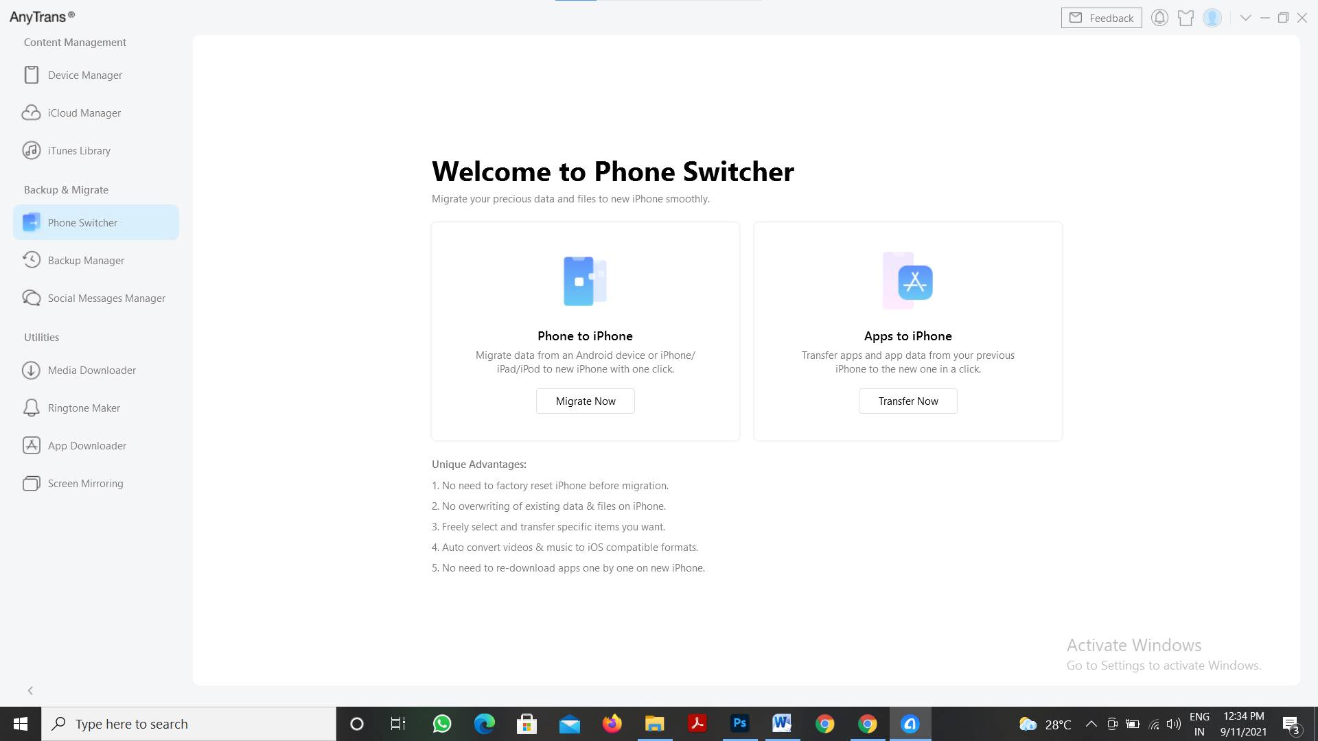 phone switcher