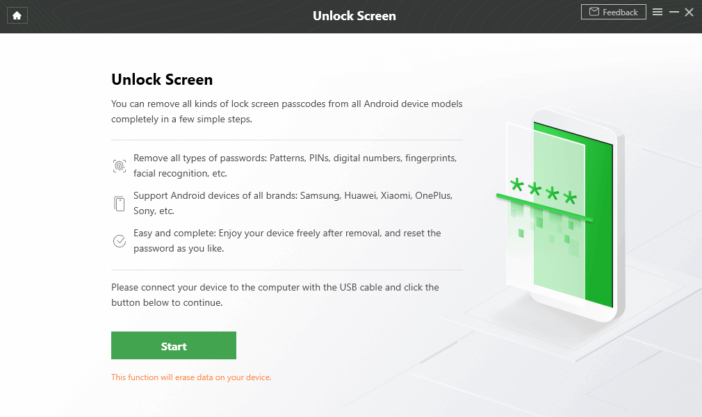 unlock screen