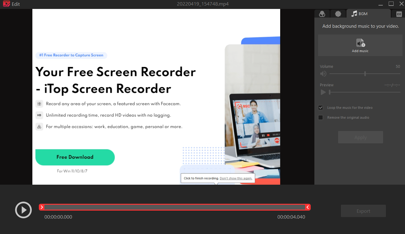 itop screen recorder