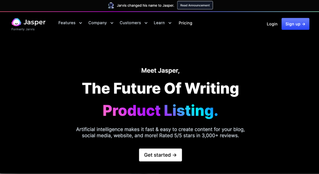 Jasper: Best AI Writing Tool