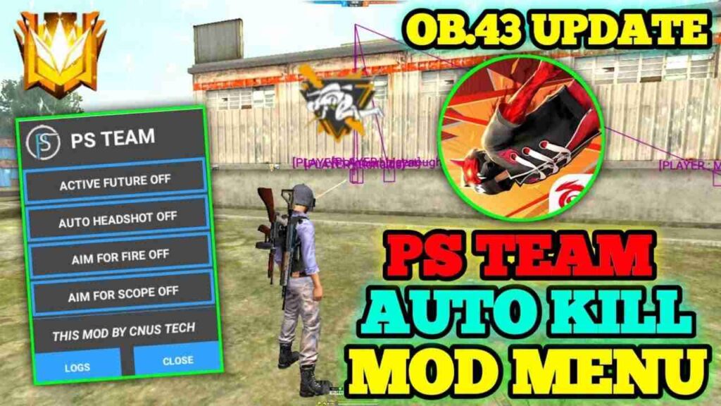 Free Fire MOD MENU Patoteam APK 