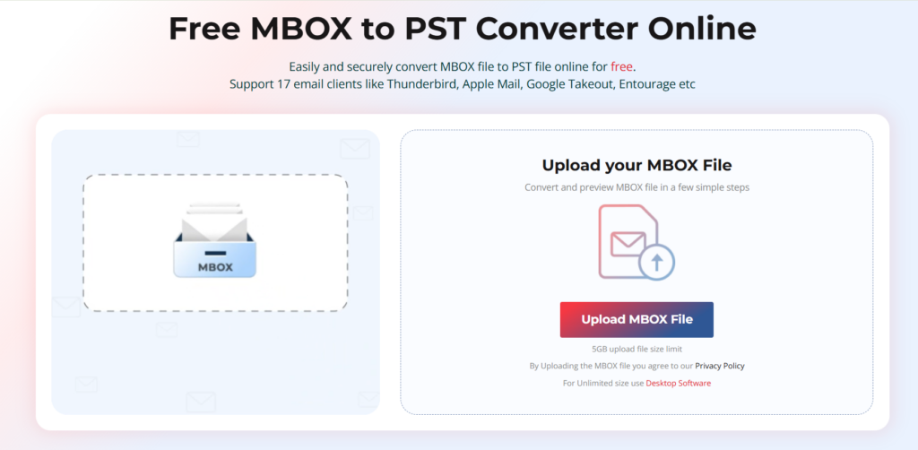 mbox to pst convertor
