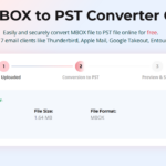 upload your mbox file